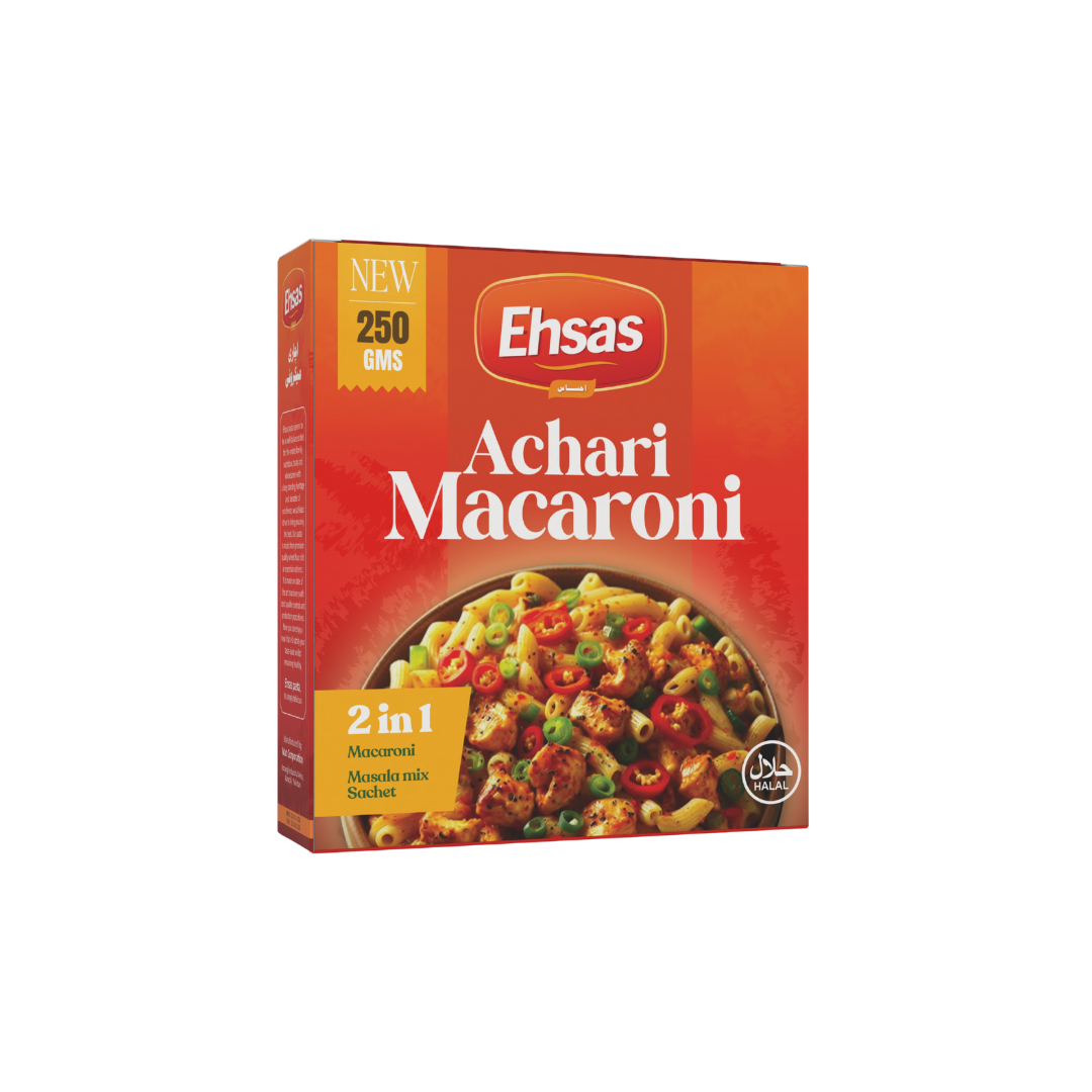 Ehsas achari macaroni