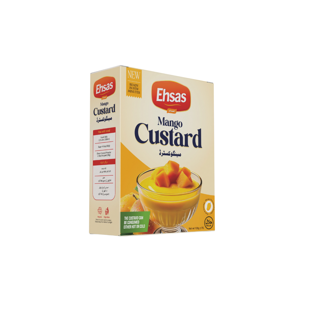 Ehsas mango custard